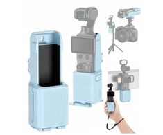 JJC Dėklas su magnetiniu laikikliu 2in1 apsauginis korpusas DJI Osmo Pocket 4 / 3 / PC-OP4H Mėlyna / Mėlyna (SB12031)