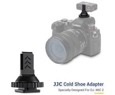 Adapteris - JJC HC DM2 šalto batų adapteris DJI Mic 2, 1/4" varžto anga