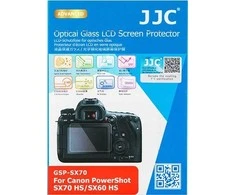 Kameros priedas - JJC GSP SX70HS optinis stiklo apsauginis dangtelis (SX70HS, 0.3mm, 95% šviesos pralaidumas)