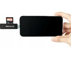 JJC Micro SD atminties kortelių skaitytuvas, skirtas iPhone Lightning / Cr-ucl1