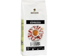 Johan &amp; Nyström Espresso La Bomba kavos pupelės, 500g