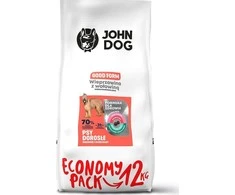 Gyvūnų Maistas - JOHN DOG Good Form Suaugusiųjų Kiauliena su Jautiena 12 kg