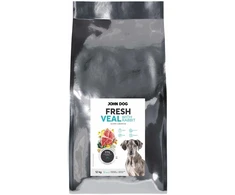 Šunų maistas - JOHN DOG Fresh Junior Medium and Large Breeds sausas maistas 12kg