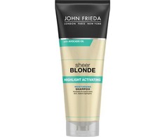 Šampūnas "John Frieda Sheer Skirtas šviesiems plaukams Highlight Activating Brightening Šampūnas Lighter Blondes" 250ml