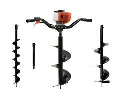 John Gardener Benzininis grąžtas (2 dalių) + grąžtai (10 cm, 20 cm, 30 cm) + adapteris 50 cm (1/2)