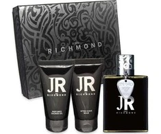 Set John Richmond: Man Eau De Parfum For Men, 100 ml + Man maitininantis Dušo želė, 50 ml + Man After-Shave Balm, 50 ml