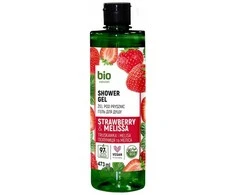 Bio Naturell Strawberry &amp; Melissa Moisturizing Dušo želė For All Skin Types, 437 ml