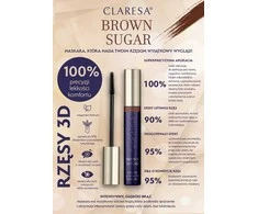 Claresa Brown Sugar Volume &amp; Length Blakstienų tušas Ruda, 10 g