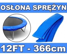 Spyruoklių apsaugos danga batutui SkyRamiz 366 cm/12FT, mėlyna