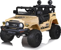 Akumuliatorinis automobilis vaikams Jokomisiada Toyota FJ CruiserHilux PA0301 | spalva: smėlio