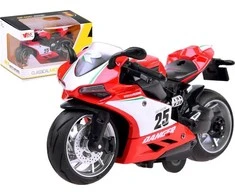 Jokomisiada Lieto metalo modelis Motociklas su virvele ZA3933 B