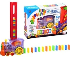 Jokomisiada Domino Locomotive dėlionė blokuoja 80 dalių