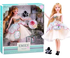 Jokomisiada Emily Doll su kokteiline suknele + rankinė