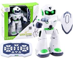 Jokomisiada Nuotoliniu būdu valdomas šokių ROBOTAS Mokantis anglų kalbą šviesa + garsas RC0447