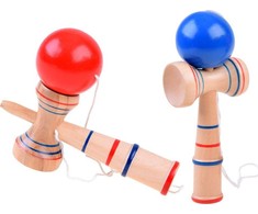 Jokomisiada Kendama Wooden Arcade Game Wooden Toy GR0462