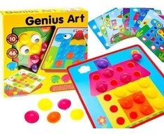 Dėlionė Jokomisiada Creative Montessori mosaic button puzzle - pin pictures ZA1706