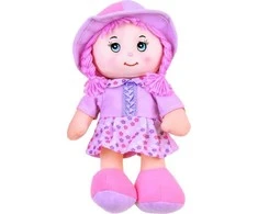 Jokomisiada Lėlė su skrybėle, 28cm