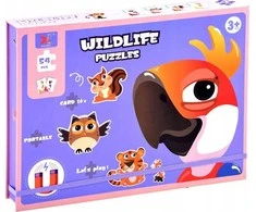 Jokomisiada Magnetic puzzle animals 54el board ZA3971