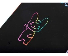 Jokomisiada Nešiojamojo kompiuterio Rainbow nutrinama kortelė su ZA3913 rašikliu
