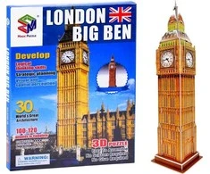 Jokomisiada 30 dalių 3D dėlionė London Big Ben ZA3802