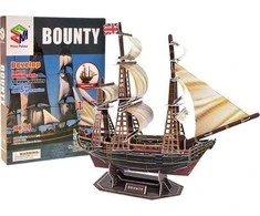Jokomisiada 3D galvosūkių laivas Bounty jūrų laivas ZA2599