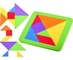 Jokomisiada Foam puzzle logical puzzle tangram multicolor puzzle ZA3343
