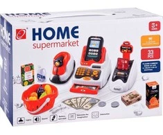 Jokomisiada „Mini Market“ kasos nustatykite skaitytuvo kortelių skaitytuvo parduotuvės rinkinį