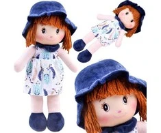 Jokomisiada Rag Doll Maja Material rag doll in a hat ZA3866