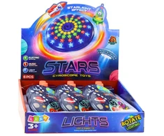 Lean Toys Šviečiantis erdvės diskas su šviesos ir garso efektais