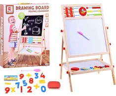 Jokomisiada 2-in-1 kreidos magnetinė lenta + TA0083 numeriai
