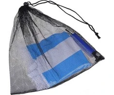 Jokomisiada Comfortable inflatable swimming chair mesh hammock mattress 110x 90 cm SP0767