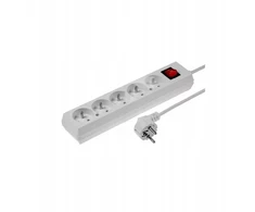Jonex Ilgintuvas su jungikliu, 5 lizdų, su/be 10A, 3 m, baltas PS-570WS T-106010