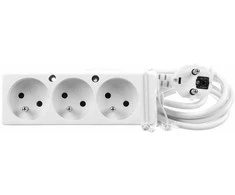 Plastrol Jonex Przedłużacz 3-gniazda su/u 10A 3m /OMY 3x1/ balta PS-370 T-110020