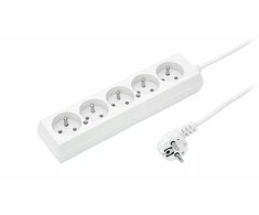 Plastrol Jonex Przedłużacz 5-gniazd su/u 10A 3m /OMY 3x1/ balta PS-570 T-105810
