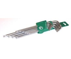 JONNESWAY TORX veržliarakčių "L" TIPO RINKINYS 10 vnt. YPAČ ILGAS H12S110S
