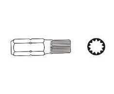 JONNESWAY KOŃCÓWKA SPLINE M14 x 30mm 6-kąt. 10mm