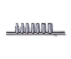 JONNESWAY KOMPLET NASADEK 7 vnt. (1/4")TORX S06H27S
