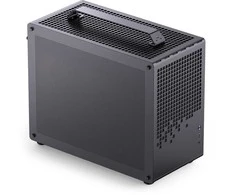 Jonsplus Z20 Mesh PC-kompiuterio korpusas, Mini Tower, Micro-ATX, mit Tragegriff – juodos spalvos