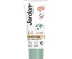 JORDAN 0-5 metų dantų pasta vaikams Žalias Clean, 50 ml