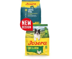 Josera Light &amp; Vital sausas pašaras šunims svorio mažinimui ir kontrolei su paukštiena, 12,5kg