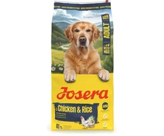 Josera Medium/Maxi Adult vištiena ir ryžiai sausas pašaras vidutinių ir didelių veislių šunims su vištiena ir ryžiais, 12,5kg