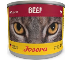 Dėklas Josera Cat wołowina puszka dla kotów 200g