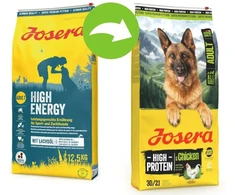 Josera High Protein vištiena sausas pašaras šunims su paukštiena, 12,5kg
