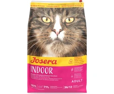 Josera Indoor begrūdis sausas pašaras katėms su paukštiena ir jūros žuvim, 10 kg