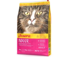 Josera Indoor begrūdis sausas pašaras katėms su paukštiena ir jūros žuvim, 10 kg