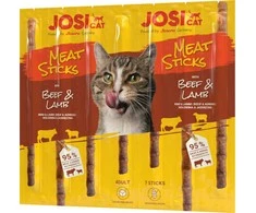 Josera Josicat Meat Sticks jautiena &amp; ėriena skanėstai katėms su jautiena ir ėriena, 35 g