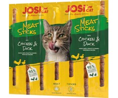 Skanėstas katėms JOSICAT Meat Sticks, su vištiena ir antiena, 35 g