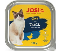 Paštetas katėms JOSERA JosiCat Pate su antiena 100g