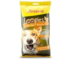 Josera Loopies Poultry skanėstas užkandis šunims, su paukštiena 11x150g