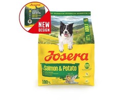 Josera A/S su lašiša ir bulvėmis begrūdis sausas pašaras šunims su lašiša ir bulvėmis, 900 g